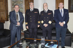 Reunión del rector con el director del Museo Naval