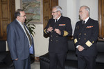 Reunión del rector con el director del Museo Naval