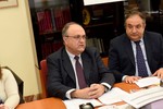 Firma del convenio entre la Universidad de Murcia y el Colegio Profesional de Logopedas de la Región de Murcia para la creación y funcionamiento de la Escuela de Práctica Logopédica