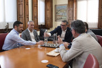 13/03/2023 Reunión institucional entre el consejero delegado del Real Murcia y el rector de la UMU